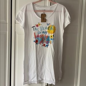 Womens Natural Life night shirt/cover up one size